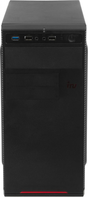 ПК IRU Home 313 MT i3 7100 (3.9)/4Gb/SSD240Gb/HDG630/Free DOS/GbitEth/400W/черный