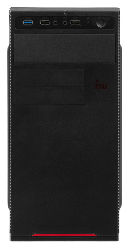 ПК IRU Home 226 MT FX 6300 (3.5)/8Gb/1Tb 7.2k/GTX1050 2Gb/Free DOS/GbitEth/400W/черный