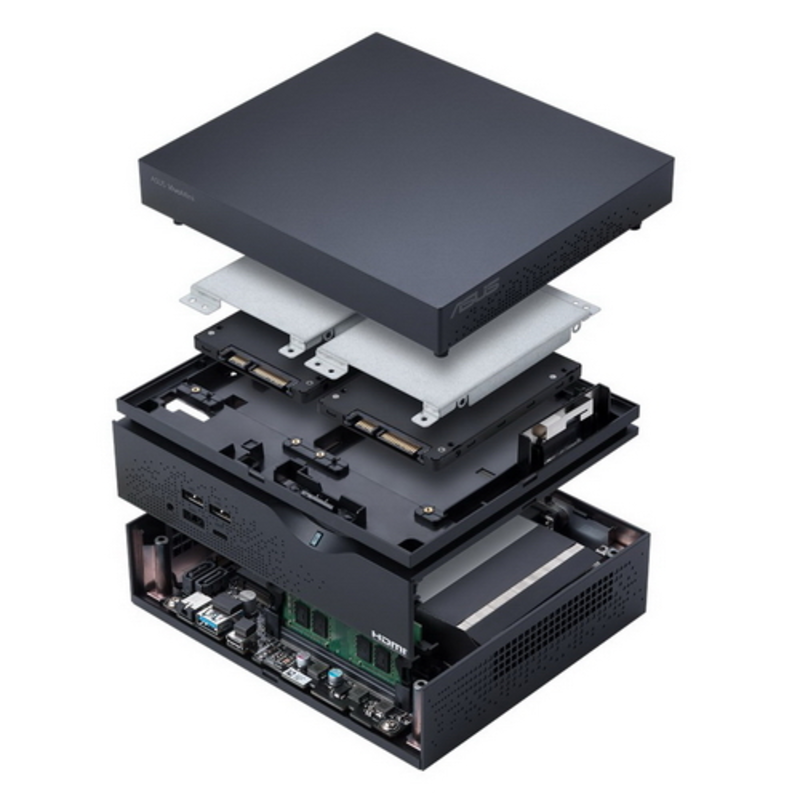 Неттоп VC66-BB314M (90MS00Y1-M03140) RTL CPU Intel Core i7 7700 3600 МГц, RAM DDR4 SO-DIMM не установлена, Intel HD Graphics 630, БП 120 Вт