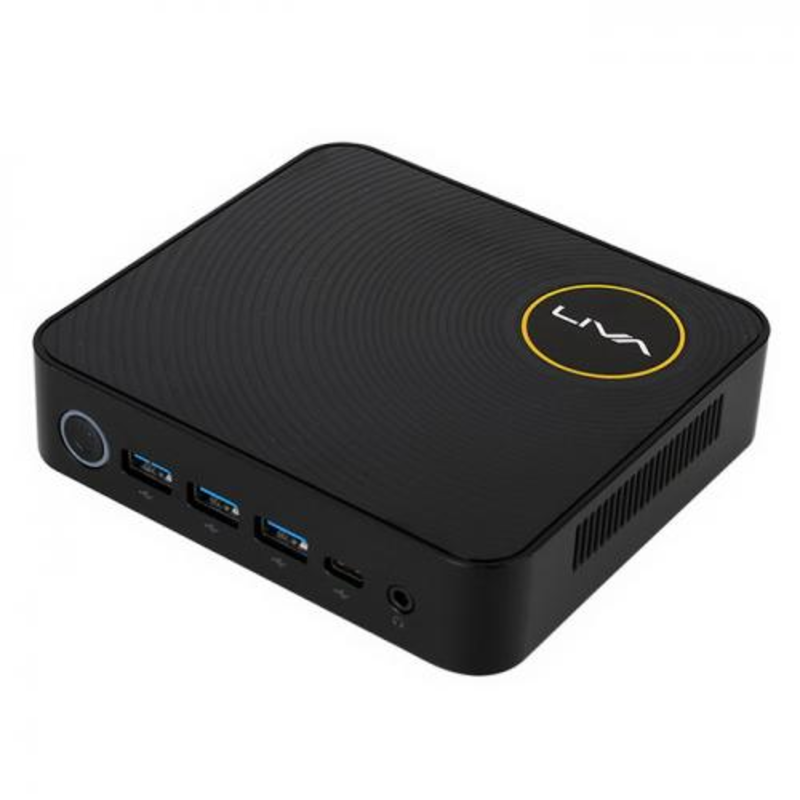 Неттоп Liva Z LZ–N332SWEU432 N3350, Fanless, 4Gb DDR3L, 32GB eMMC, 2XGLAN, WiFi 802.11AC, BT4.2, HDMI out, mini DP, 2xUSB 3.0(TypeC), 2xUSB 3.0, W10H, DC 19V, 40W RTL {10}