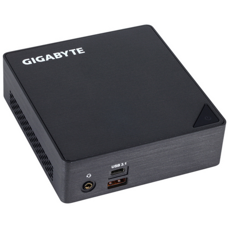 Неттоп GB-BKi3A-7100, Intel® Core™ i3-7100U, 2.4GHz, 2xDDR4-2133 SO-DIMM, 1x microSD, 1xM.2, Intel® HD Graphics 620, HDMI+miniDP, Wi-Fi 802.11ac, GLan, 2xUSB3.0, 1xUSB3.1, 1xUSB3.1 Type-C™, RTL {8}
