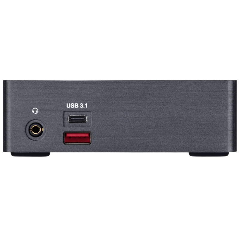 Неттоп GB-BKi3A-7100, Intel® Core™ i3-7100U, 2.4GHz, 2xDDR4-2133 SO-DIMM, 1x microSD, 1xM.2, Intel® HD Graphics 620, HDMI+miniDP, Wi-Fi 802.11ac, GLan, 2xUSB3.0, 1xUSB3.1, 1xUSB3.1 Type-C™, RTL {8}
