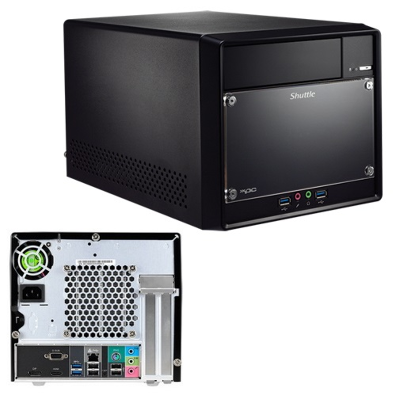 Неттоп SH110R4 Intel H110, Support up to 95W Intel Skylake1151 CPU, 2xDDR4 2133MHz (32Gb max), Sata 3.0, 4xUSB 3.0, 4xUSB 2.0, M.2, 5.1HD audio, HDMI+DP dual display support, 1Gb Lan,300W PSU, RTL {4} SH110R4