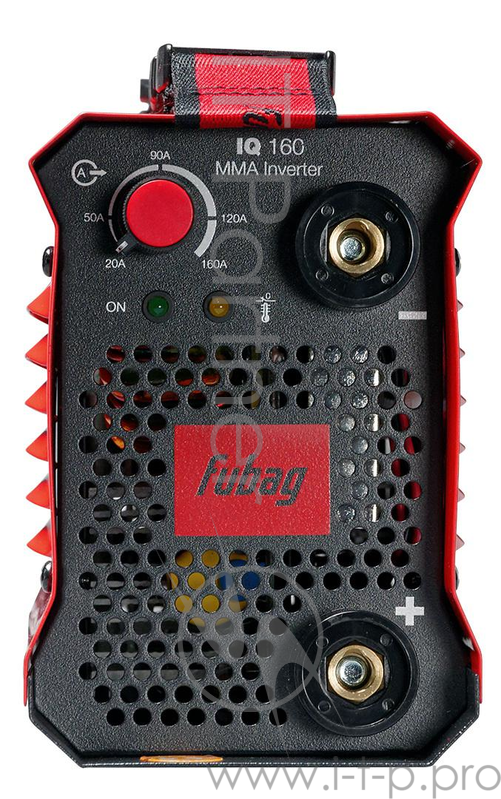 Сварочное оборудование, Инверторы FUBAG IQ 160 Инвертор сварочный 38090/68 319 {раб.напряжение 150-240В Ном. напряжение, В 220, Сварочн. ток, А 20-160, Вес, кг 2,7}
