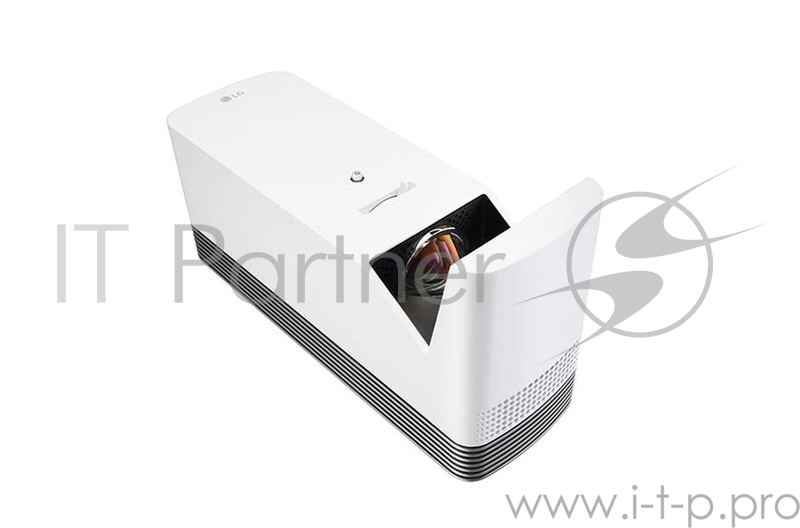 Проектор LG HF85JS (DLP, LED, Laser, 1080p 1920x1080, 1500Lm, 150000:1, HDMI, MHL, LAN, 2xUSB, 2x3W speaker, WiFi, Bluetooth, webOS 3.0, laser diode 20000hrs, ultra short-throw, WHITE, 3kg)