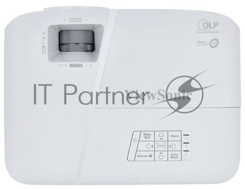 Проектор ViewSonic PG603W (DLP, WXGA 1280x800, 3600Lm, 22000:1, HDMI, LAN, USB, 1x10W speaker, 3D Ready, lamp 15000hrs, White, 3.68kg)