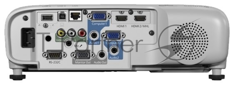 Проектор EB-990U (WUXGA (1920x1200), основной формат - 16:10, 3800 lm, 15 000:1, RJ45 x1, Wi-Fi (опционально), 3.2 кг.)