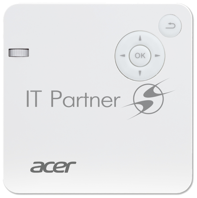 Проектор Acer C202i DLP 300Lm (854x480) 5000:1 ресурс лампы:20000часов 1xUSB typeA 1xHDMI 0.350кг