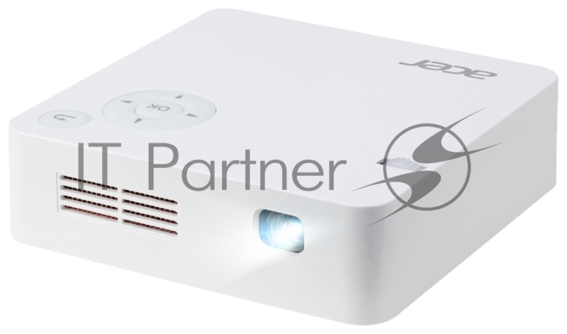 Проектор Acer C202i DLP 300Lm (854x480) 5000:1 ресурс лампы:20000часов 1xUSB typeA 1xHDMI 0.350кг