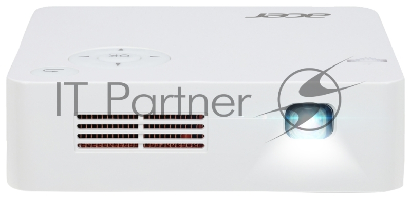 Проектор Acer C202i DLP 300Lm (854x480) 5000:1 ресурс лампы:20000часов 1xUSB typeA 1xHDMI 0.350кг