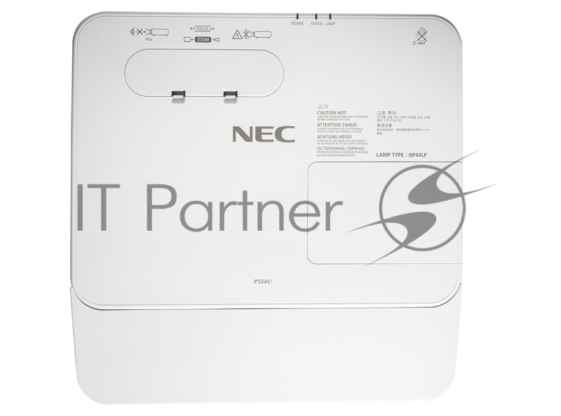 Проектор NEC P554U (P554UG), 3LCD, 5300 ANSI Lm, WUXGA, 20000:1, 2xHDMI v.1.4, USB Viewer (jpeg), RJ45 - HDBaseT, RS232, 1x20W, 4,8 кг.