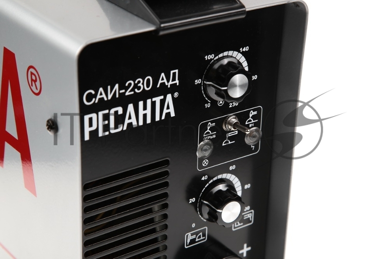 Ресанта Сварочное оборудование, Инверторы Ресанта САИ 230 65/17 Сварочный аппарат инверторный Аргоно-Дуговая 65/17 {TIG, MMA, 220В±10%, TIG макс.4,6кВт, MMA макс.6,8кВт, 10А-230А, ПВ 70%, напр. холостого хода 85В, 360х135х232 мм}