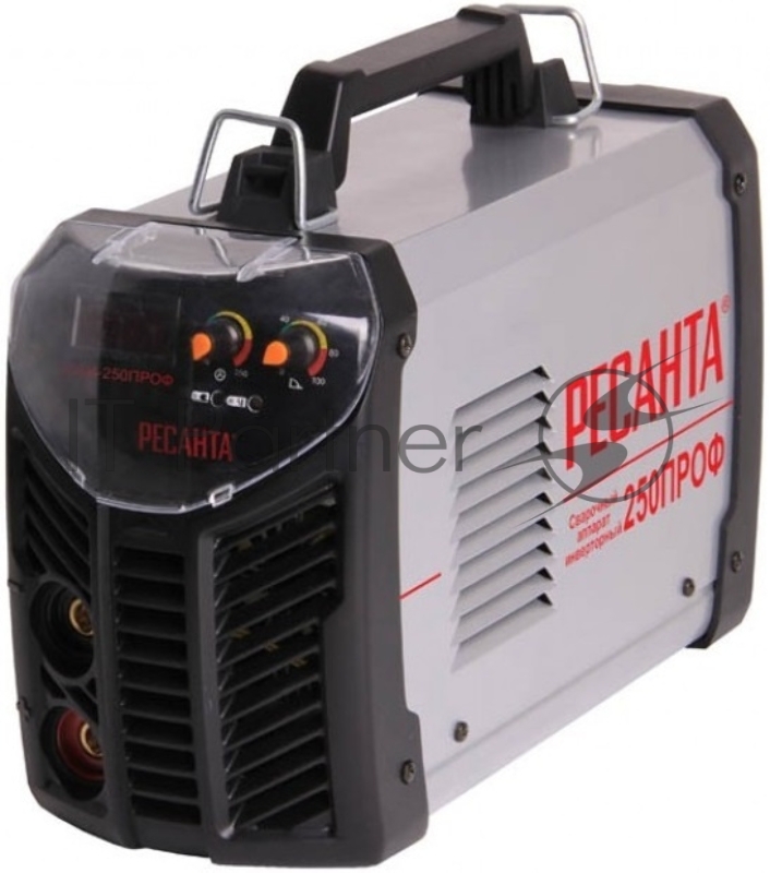 Ресанта Сварочное оборудование, Инверторы Ресанта САИ 250 65/31 Сварочный аппарат инверторный ПРОФ 65/31 {100В-260В, макс.8,3кВт, 10А-250А, ПВ 70%, напр. холостого хода 65В, напр. 28В, макс. диаметр электрода 6мм}