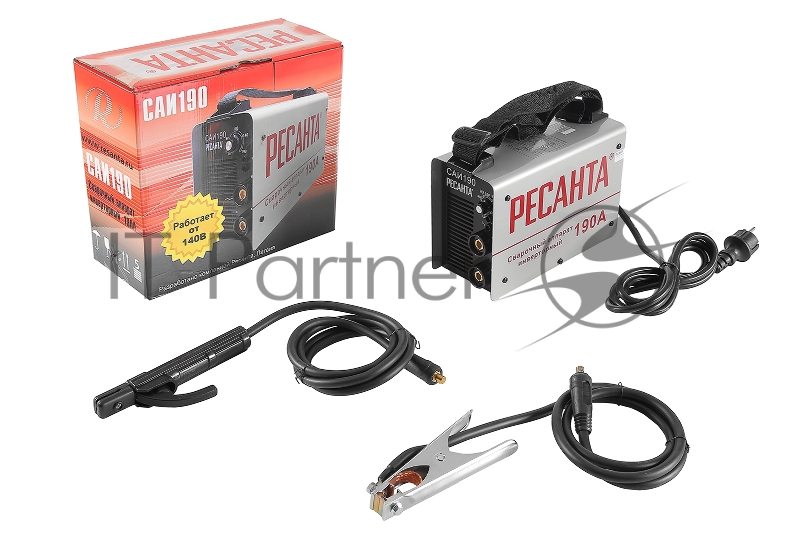 Ресанта Сварочное оборудование, Инверторы Ресанта САИ 250 65/21 Сварочный аппарат инверторный ПН 65/21 {140В-240В, макс.7,7кВт, 10А-250А, ПВ 70%, напр. холостого хода 80В, напр. 29В, макс. диаметр электрода 6,мм, 6,7 кг}