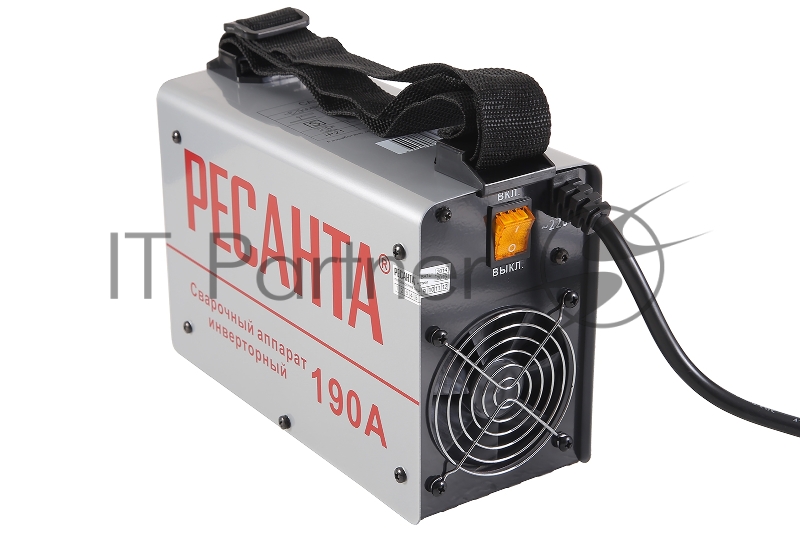 Ресанта Сварочное оборудование, Инверторы Ресанта САИ 190 65/2 Сварочный аппарат инверторный 65/2 {154В-242В, макс.5,5кВт, 10А-190А, ПВ 70%, напр. холостого хода 80В, напр. 27В, макс. диаметр электрода 5мм, 4,7 кг} 4606059015185