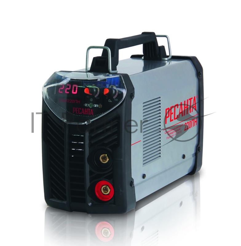 Ресанта Сварочное оборудование, Инверторы Ресанта САИ 220 65/20 Сварочный аппарат инверторный ПН 65/20 {140В-240В, макс.6,6кВт, 10А-220А, ПВ 70%, напр. холостого хода 80В, напр. 28В, макс. диаметр электрода 5мм, 6,5 кг}