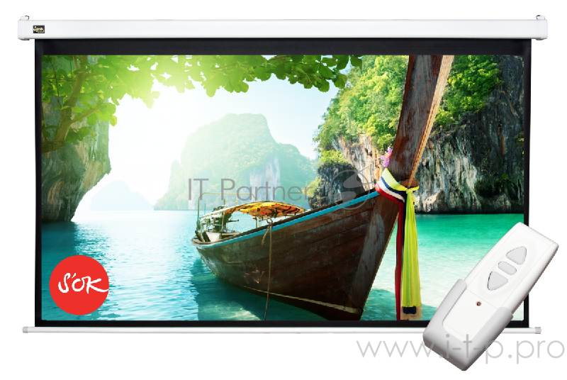 Экран Pro 332x186см Motoscreen 16:9 настенно-потолочный рулонный (моторизованный) 150'