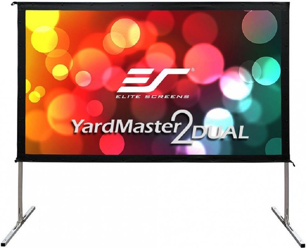 Экран на штативе Elite Screens 187x332см Yard Master OMS150H2-DUAL 16:9 переносной(мобильный) натяжной