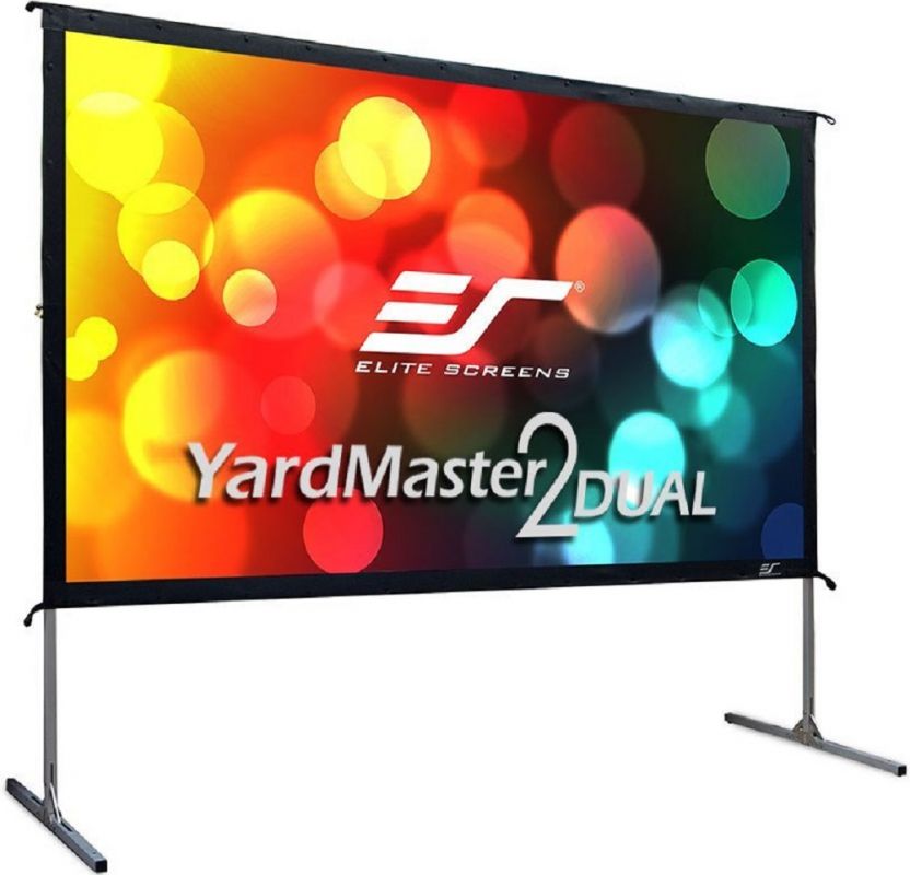 Экран на штативе Elite Screens 187x332см Yard Master OMS150H2-DUAL 16:9 переносной(мобильный) натяжной