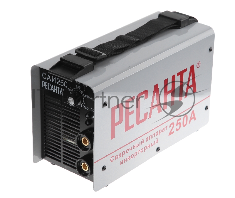 Ресанта Сварочное оборудование, Инверторы Ресанта САИ 250 65/6 Сварочный аппарат инверторный 65/6 {154В-242В, макс.7,7кВт, 10А-250А, ПВ 70%, напр. холостого хода 80В, напр. 29В, макс. диаметр электрода 6,мм, 5 кг} 4606059015659