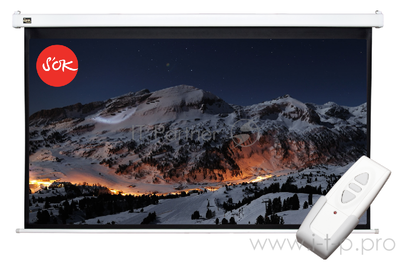 Экран Pro 370x208см Motoscreen 16:9 настенно-потолочный (моторизованный) 167' фибергласс