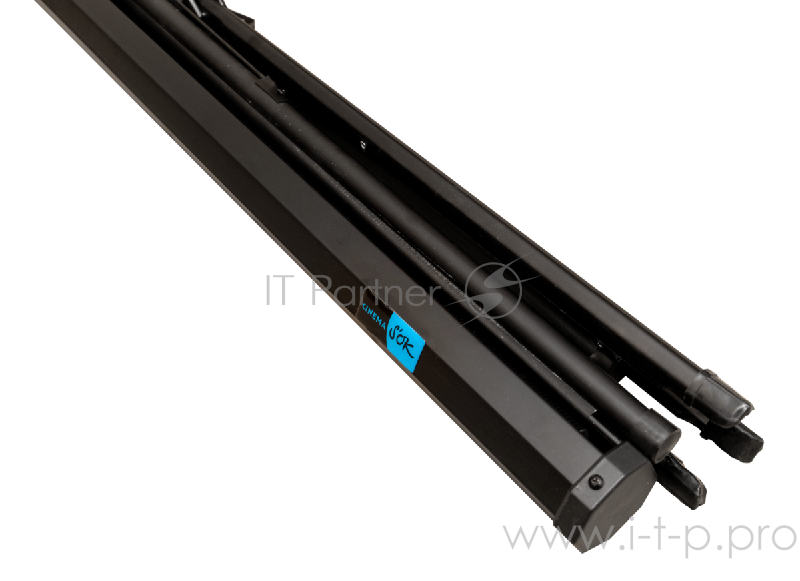 Экран 200x200см TriScreen 1:1 напольный рулонный белый 111' Matt White (MW), черный корпус