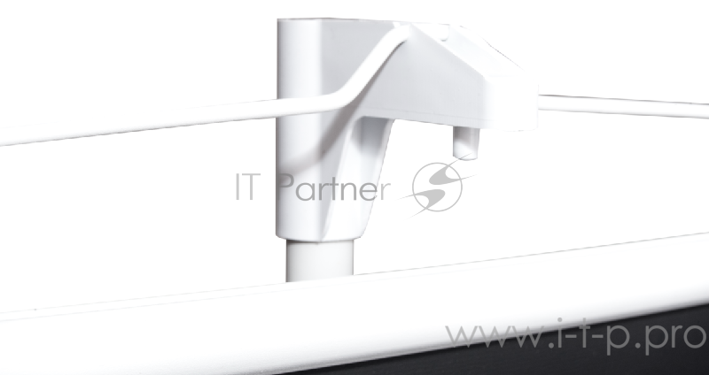 Экран 180x180см TriScreen 1:1 напольный рулонный белый 100' Matt White (MW), серый корпус