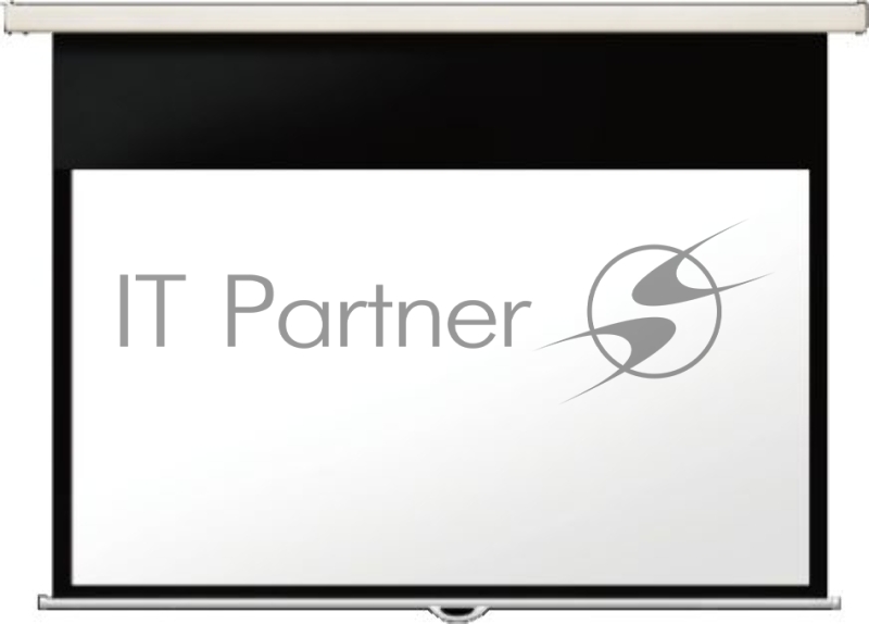 Настенный экран Lumien Master Picture CSR 197x231см (раб.область 139х221 см) (103) Matte White черн. кайма по периметру, механизм плавного возврата, возможность потолочн./настенного крепления (белый корпус) 16:10