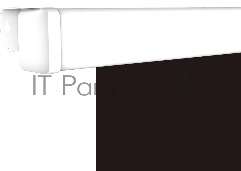 Настенный экран Lumien Master Picture CSR 195x276см (раб.область 150х266 см) (120) Matte White черн. кайма по периметру, механизм плавного возврата, возможность потолочн./настенного крепления (белый корпус) 16:9