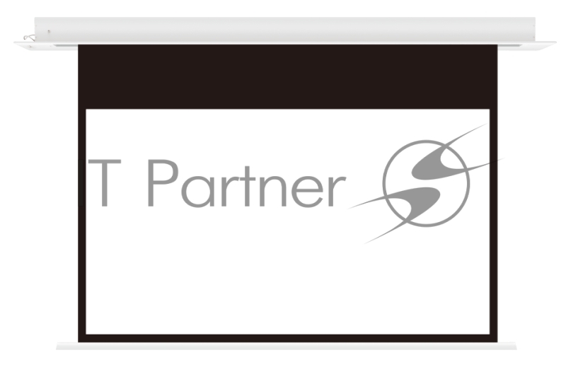 Встраиваемый экран с электроприводом Lumien Master Recessed Control 133х230 см (раб.область 125х222 см) (100) Matte White чёрн.кайма по периметру, черн.кайма сверху 48 см, триггер, RS232, IR, RF управл.в комплекте, цвет корпуса белый 16:9