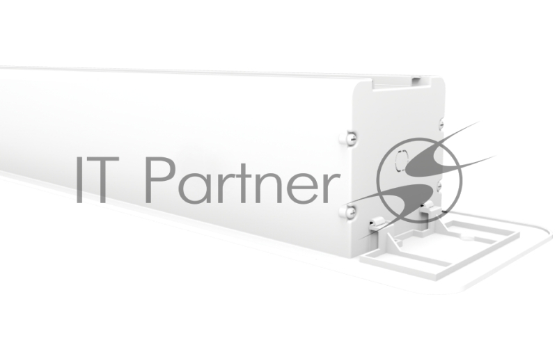 Встраиваемый экран с электроприводом Lumien Master Recessed Control 133х230 см (раб.область 125х222 см) (100) Matte White чёрн.кайма по периметру, черн.кайма сверху 48 см, триггер, RS232, IR, RF управл.в комплекте, цвет корпуса белый 16:9