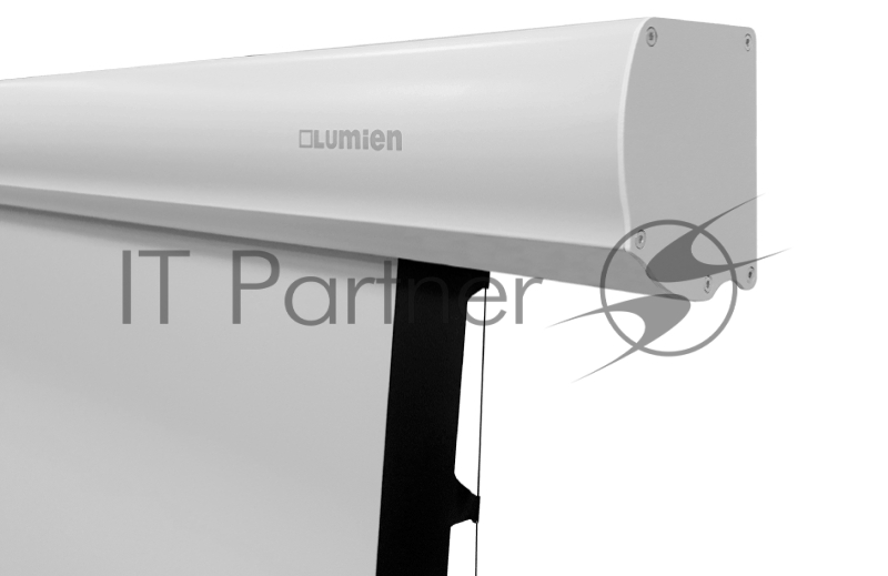 Экран с электроприводом Lumien Cinema Control 219x362 см (раб.область 198х352 см) (159) Matte White FiberGlass черн. кайма по периметру, доп.черная область 10 см, триггер., RS232, IR, RF управл. в комплекте, цвет корпуса титаниум 16:9
