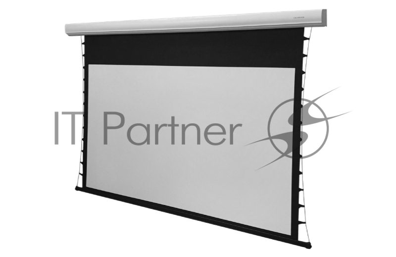 Экран с электроприводом Lumien Cinema Control 185x230 см (раб.область 125х222 см) (100) Matte White FiberGlass черн. кайма по периметру, доп.черная область 55 см, триггер., RS232, IR, RF управл. в комплекте, белый корпус 16:9