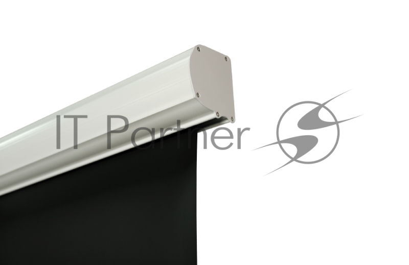 Экран с электроприводом Lumien Master Business Control 214х343 см (159) Matte White чёрн. кайма по периметру, цвет корпуса белый 16:10. В комплекте триггер., RS232, IR, RF управл.