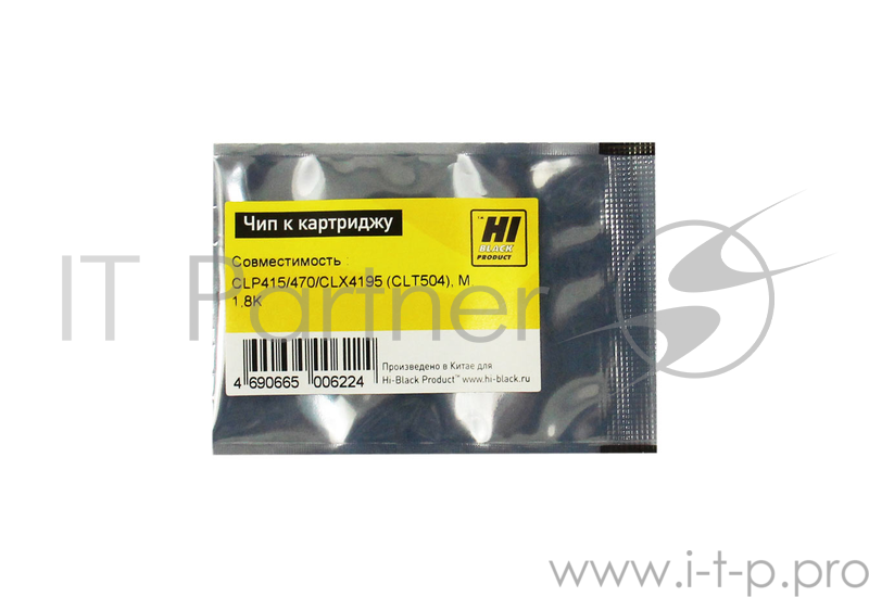 Чип к картриджу Samsung CLP-415/470/CLX4195 (Hi-Black) , CLT504, 1.8K, M