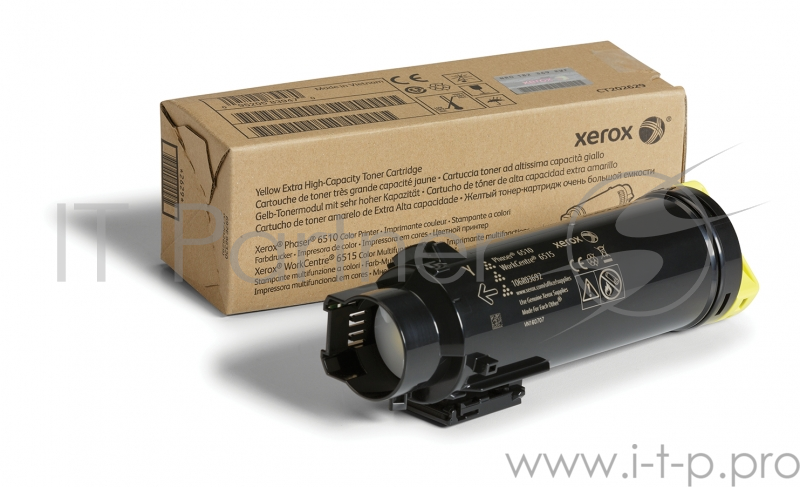 Чип Hi-Black к картриджу Xerox Phaser 6510/WC 6515 (106R03695), Y, 4,3K