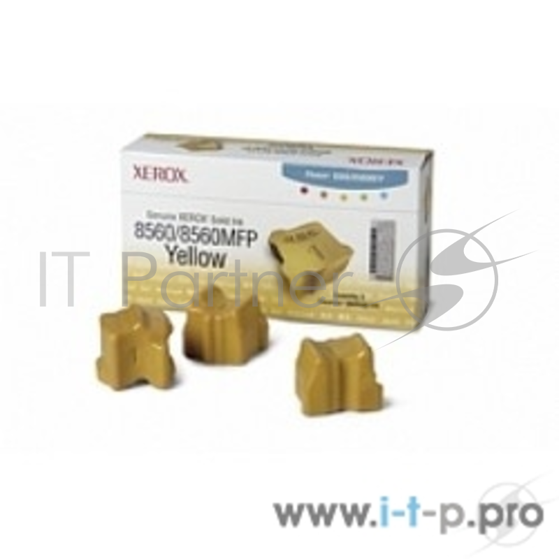 Чернила твердые XEROX 108R00766 желтый,yellow 3 шт (3 000 стр) для XEROX Phaser 8560W (Channels)
