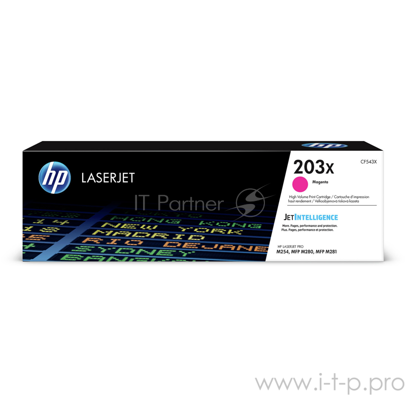 Тонер-картридж HP 203X Original Magenta LaserJet Toner Cartridge