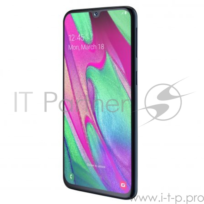 Смартфон Samsung SM-A405F Galaxy A40 64Gb 4Gb черный моноблок 3G 4G 2Sim 5.9