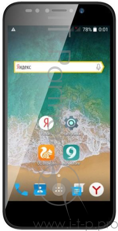 Смартфон ARK Benefit S504 черный моноблок 3G 2Sim 5