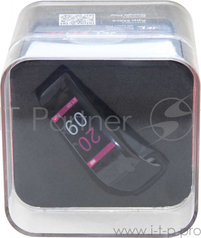 Фитнес-трекер Jet Sport FT-7C OLED корп.:черный рем.:серый (FT-7С GREY)