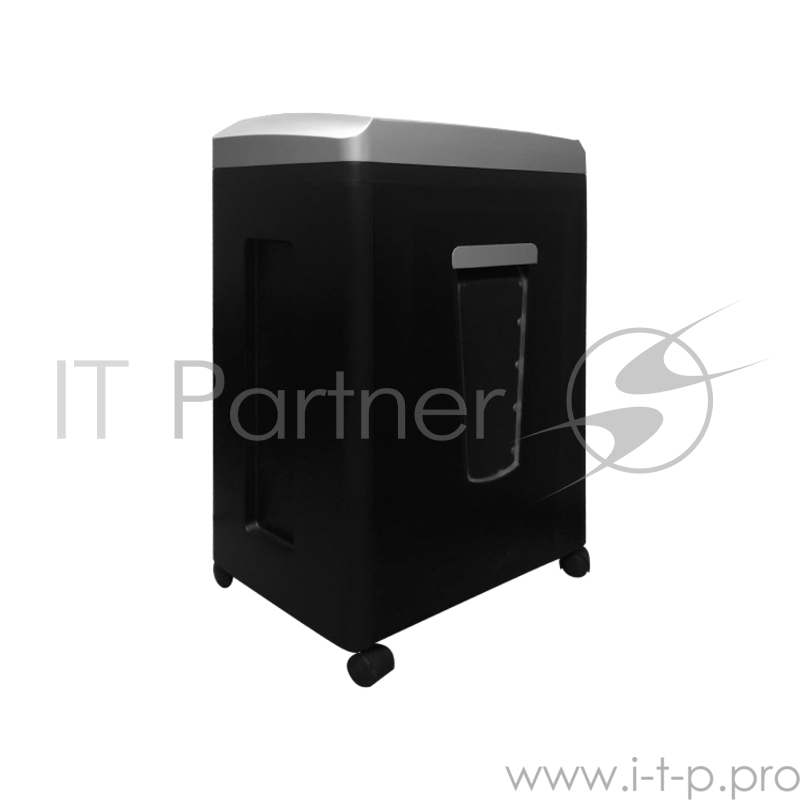 Шредер ГЕЛЕОС УП21-7, DIN P-7 (7 ур-нь секр.), фрагмент 0,8х2мм, 6-7 лист (70г/м2), CD/пл.карты, 23 литра