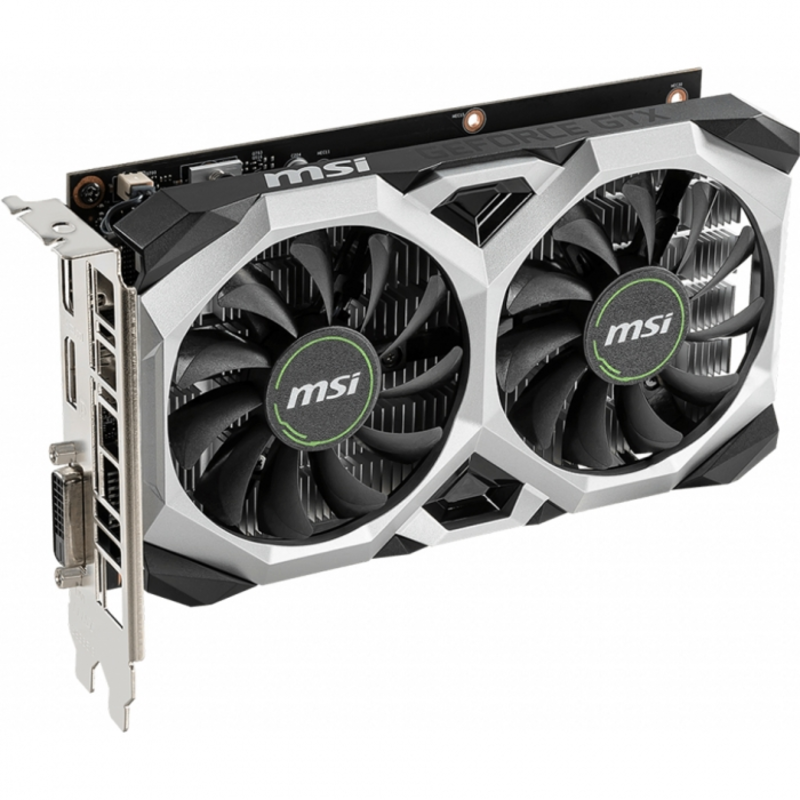 Видеокарта MSI PCI-E GTX 1650 VENTUS XS 4G OC nVidia GeForce GTX 1650 4096Mb 128bit GDDR5 1485/8000 DVIx1/HDMIx1/DPx1/HDCP Ret