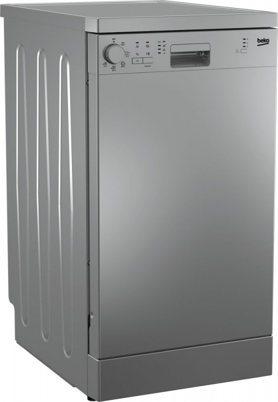 Посудомоечная машина Beko DFS05W13S серебристый (узкая)