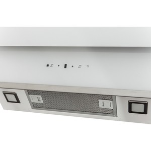 Вытяжка Kuppersberg F 630 W, ширина 60 см, отвод/рециркуляция, 850 м3/час, электронное сенсорное управление, таймер, 5 скоростей, светодиодное освещение 2х2 Вт, металлические жироулавливающие фильтры, угольный фильтр KF-ES (опция), 42-58 дБ, система