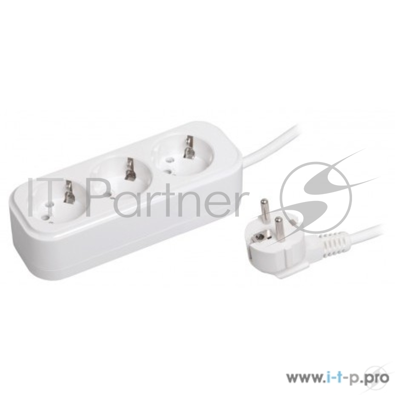бытовые удлинители Iek WYP11-16-03-05-Z Удлинитель У03 3 места 2Р+РЕ/5.0 метра 3х1мм2 16А/250В CLASSIC IEK