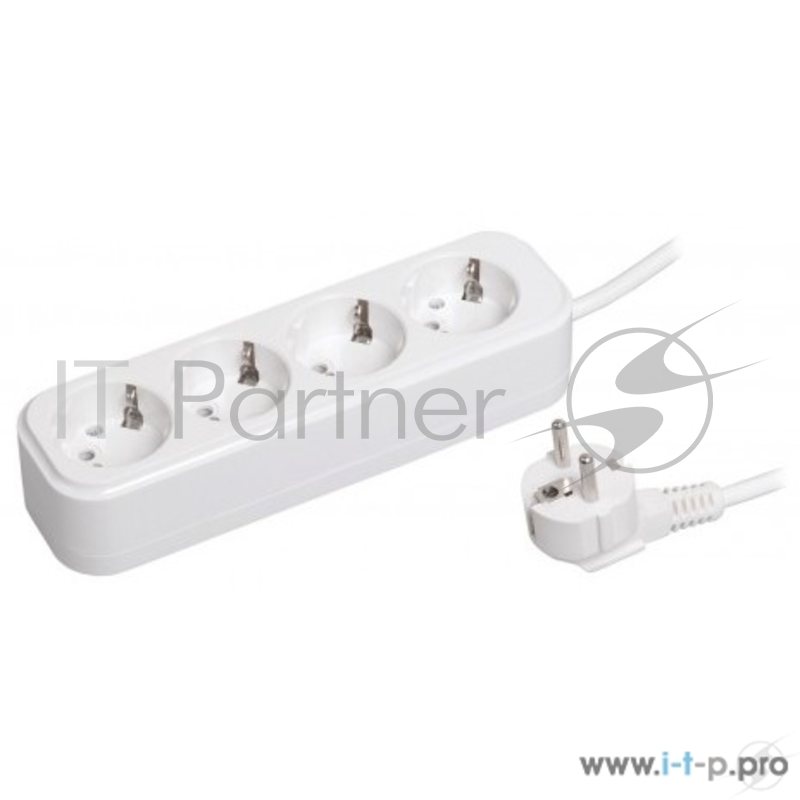 бытовые удлинители Iek WYP11-16-04-02-Z Удлинитель У04 4 места 2Р+РЕ/1.5 метра 3х1мм2 16А/250В CLASSIC IEK