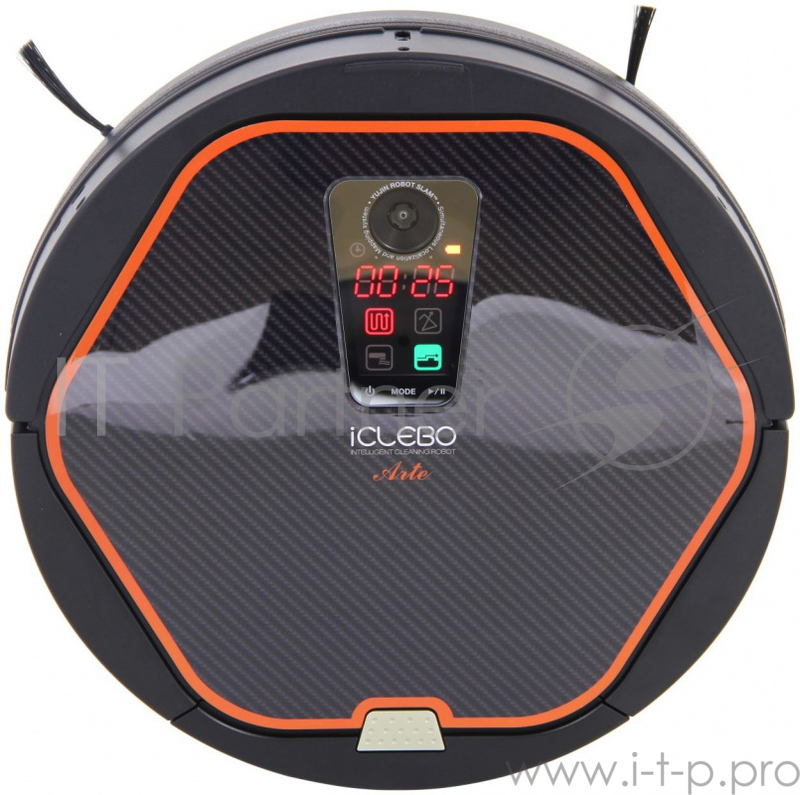 Пылесос-робот iClebo Arte 12Вт карбон/оранжевый
