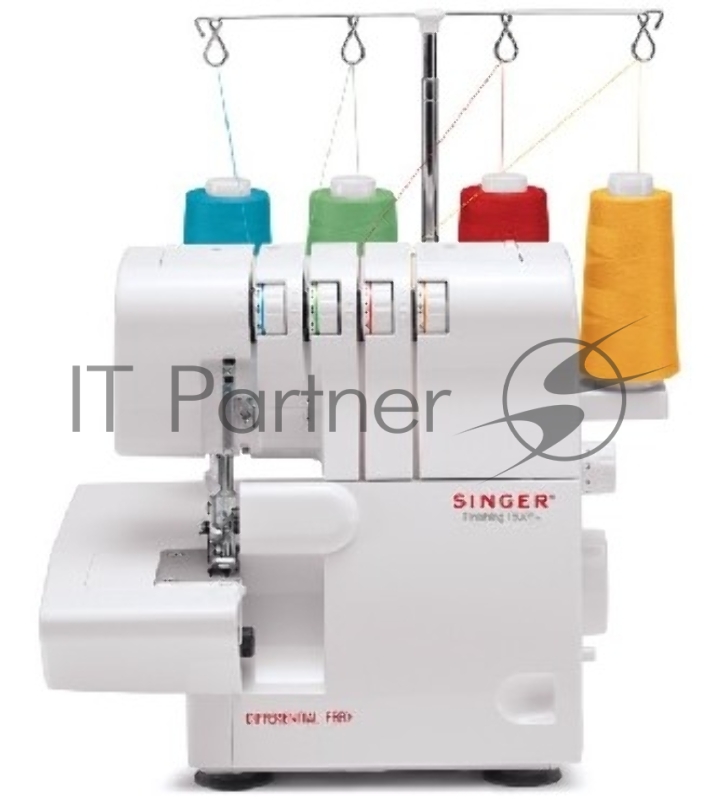 Оверлок SINGER 14SH654 Оверлок 4-х (3-x) - ниточный оверлок. 4 и 3-х ниточные швы. Система цветовой маркировки заправки нитей. 1300 стежков в минуту. Дифференциальная подача ткани. Подвижный верхний нож. Регулируемая длина стежка. Дополнительный подъ