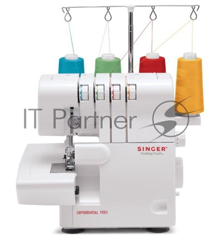 Оверлок SINGER 14SH654 Оверлок 4-х (3-x) - ниточный оверлок. 4 и 3-х ниточные швы. Система цветовой маркировки заправки нитей. 1300 стежков в минуту. Дифференциальная подача ткани. Подвижный верхний нож. Регулируемая длина стежка. Дополнительный подъ
